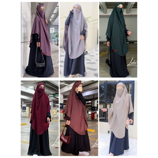 French Khimar instan Lula by khumaira syari | FK lula | FK instan | FK khumaira