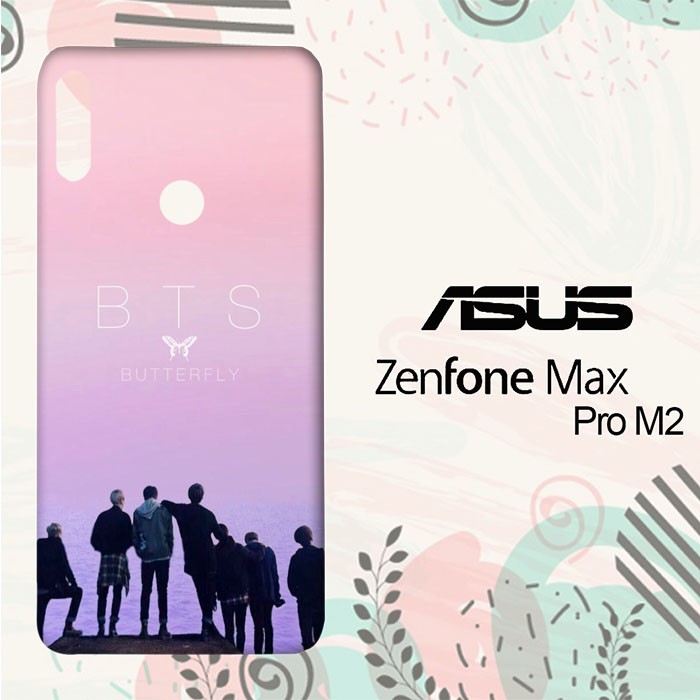 Casing Asus Zenfone Max Pro M2 Custom Hardcase Hp Bts Wallpaper Li0304 Shopee Indonesia