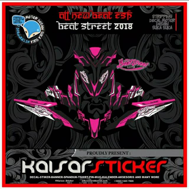 Decal beat esp pink full body