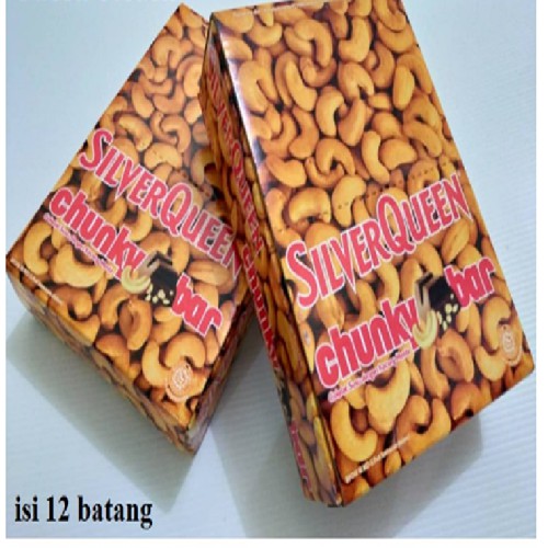 

Silverqueen Chunkybar 33gr Kemasan Kotak isi 12pcs Cocok untuk Hadiah