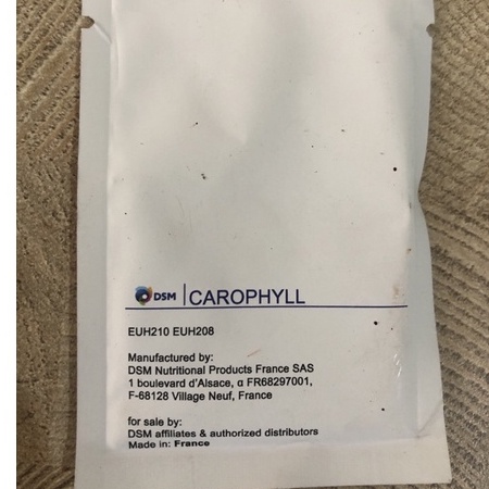 CAROPHYLL RED 10% PENCERAH WARNA IKAN HIAS PEWARNA IKAN HIAS RED PIGMEN PIGMENT MENAJAMKAN WARNA MERAH PEWARNA MERAH IKAN