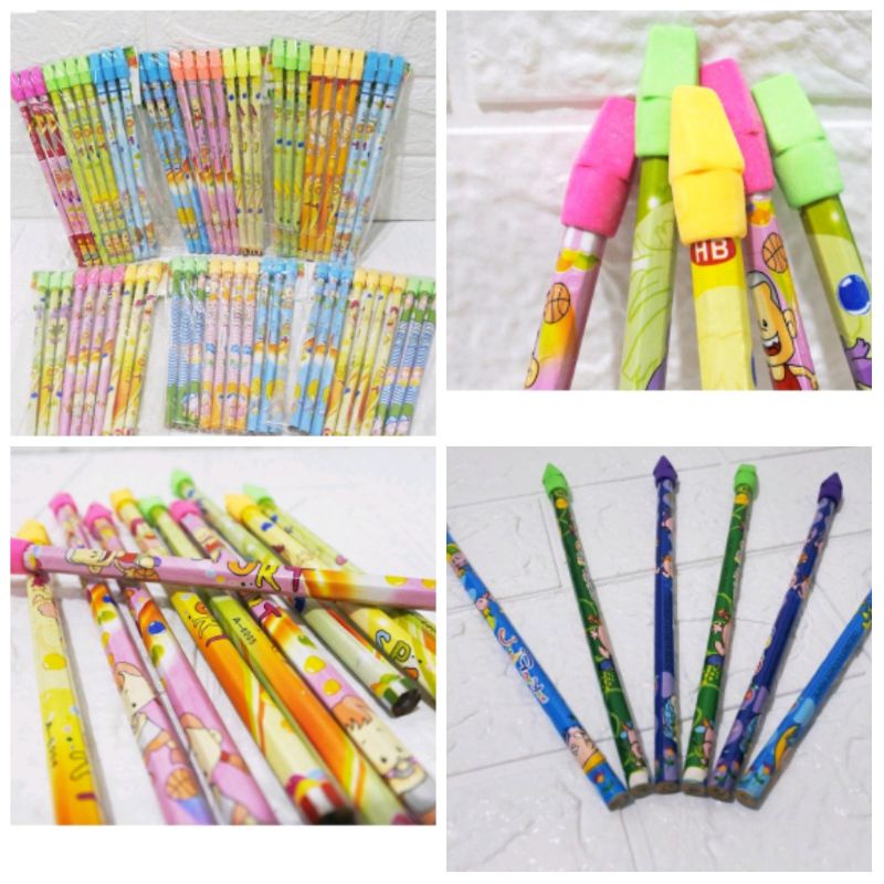 

Pensil fancy + penghapus (1 pcs) / Pensil penghapus per pcs / Pensil + setip