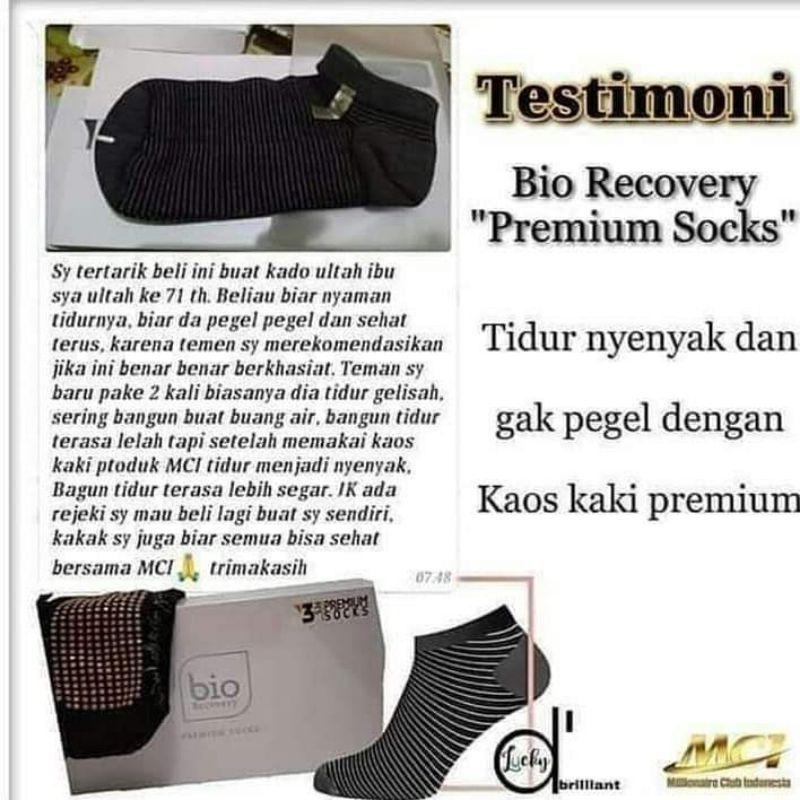 KAOS KAKI KESEHATAN MCI BIO RECOVERY PREMIUM SOCK