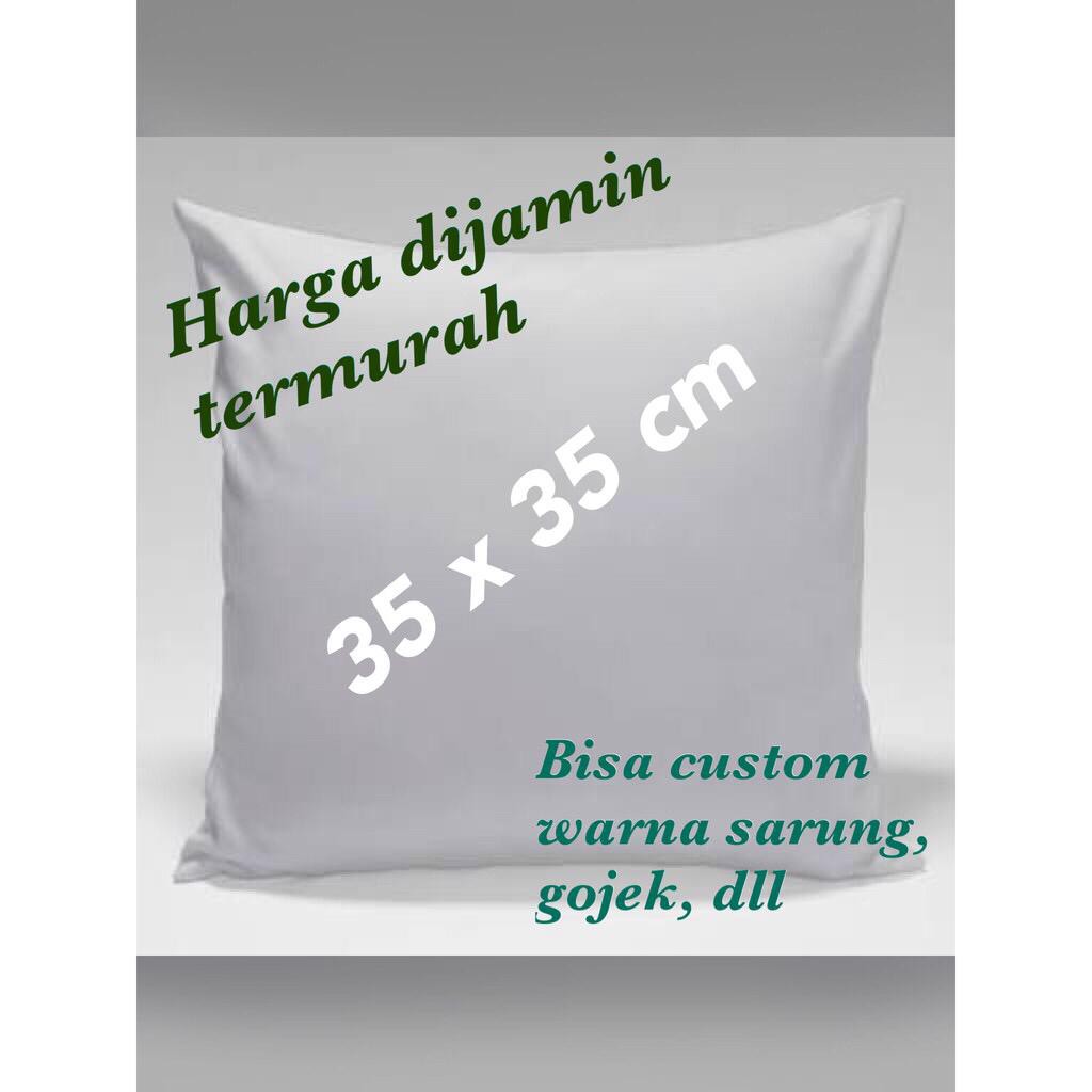 Bantal Kursi Warna Sofa Isi Dalaman Full polyester Grade A 35 x 35 cm termurah