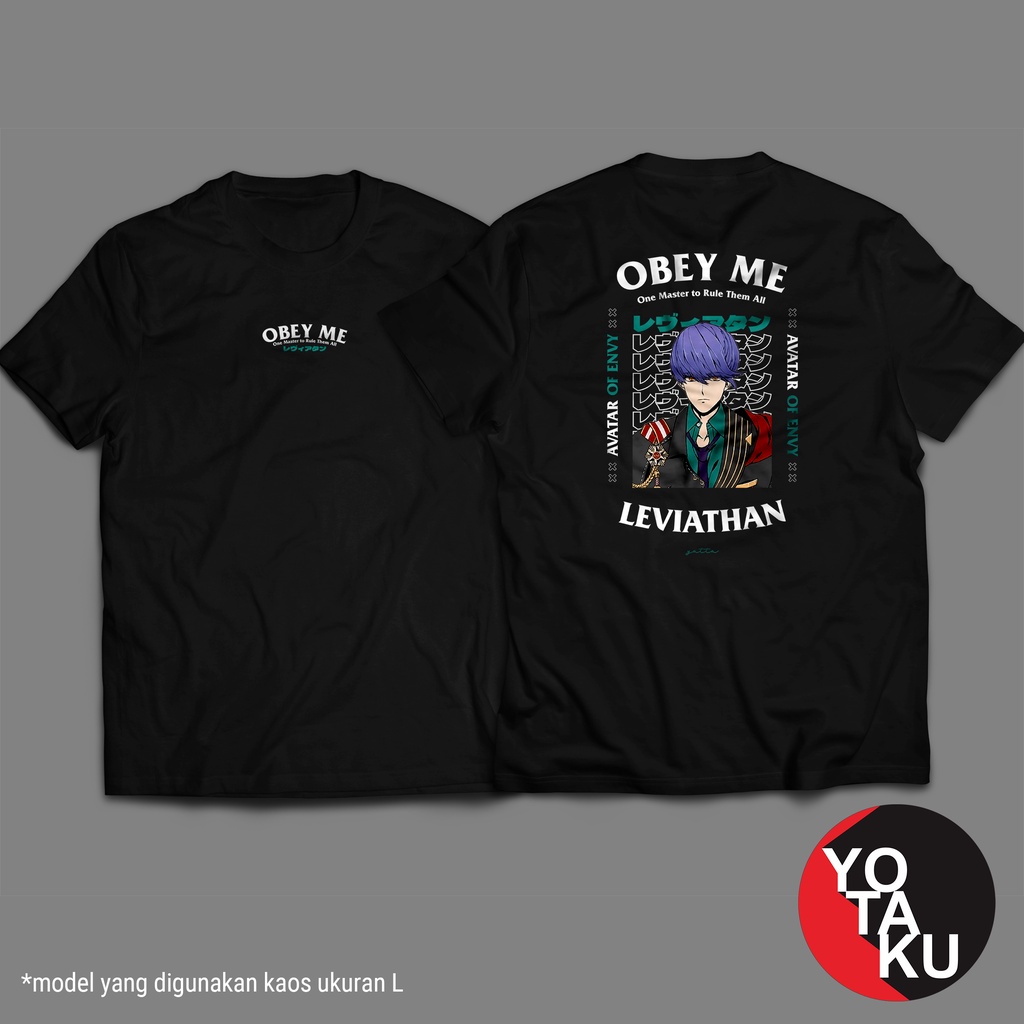 Kaos Anime Obey Me LEVIATHAN Lengan Panjang & Pendek YOTAKUSHOP
