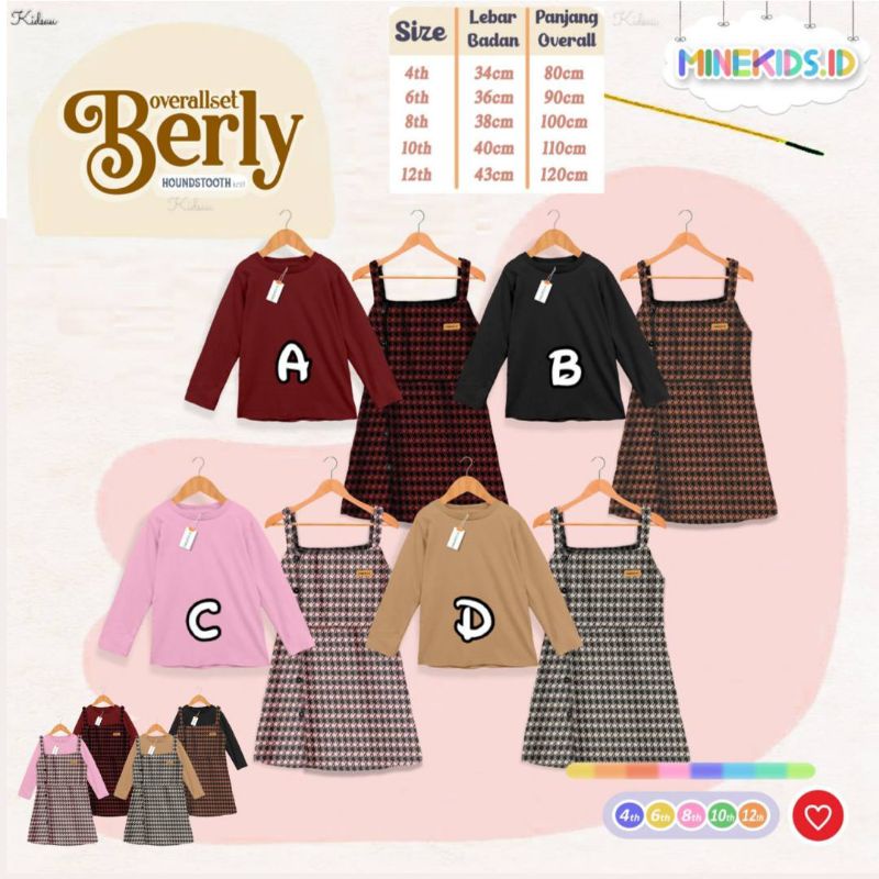 Baju muslim Berly overall