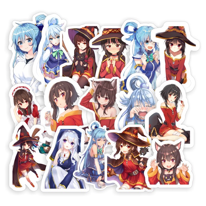 Sticker Konosuba - Sticker Anime Konosuba Isi 12