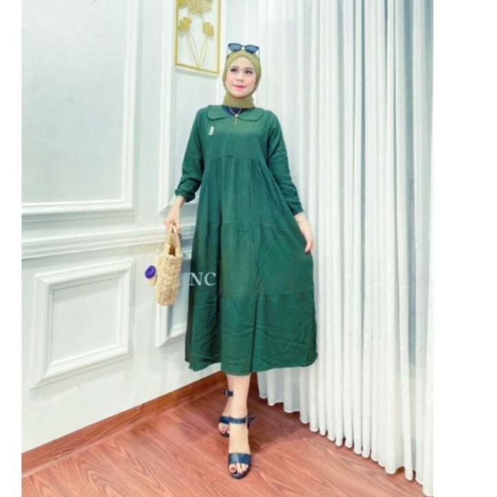Terbagus.. GAMIS MIDI TERBARU 2022 // MIDI DRESS POLOS //  MAXI DRESS// GAMIS LEBARAN 2022 // MODEL 