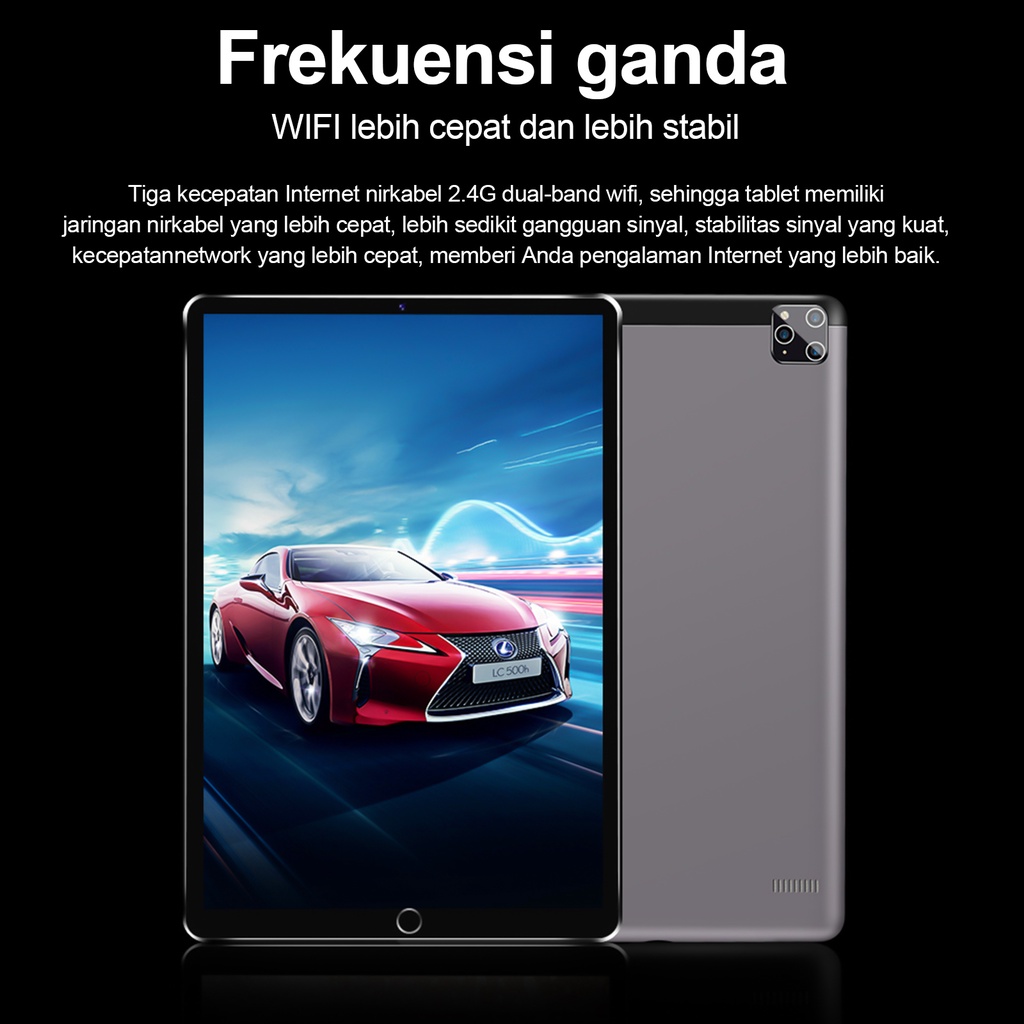 ?Pembayaran COD? tablet PC S11 5G Baru 12GB + 512GB Android 8.0 inci Tablet Layar Penuh 8000mAh P20 Layar HD 5GWifi Dual SIM Dual Standby iPad