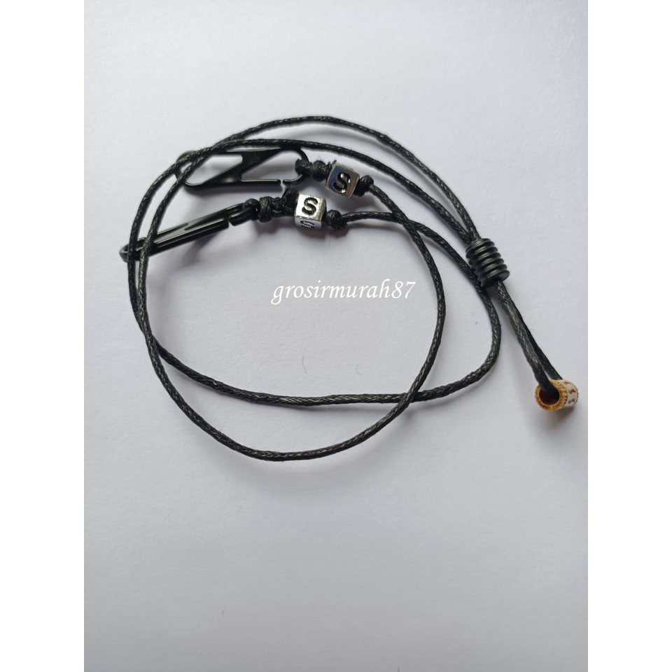 Kalung Masker Nama / Tali Masker / Strap Masker / Gantungan Masker alfabed abjad custom