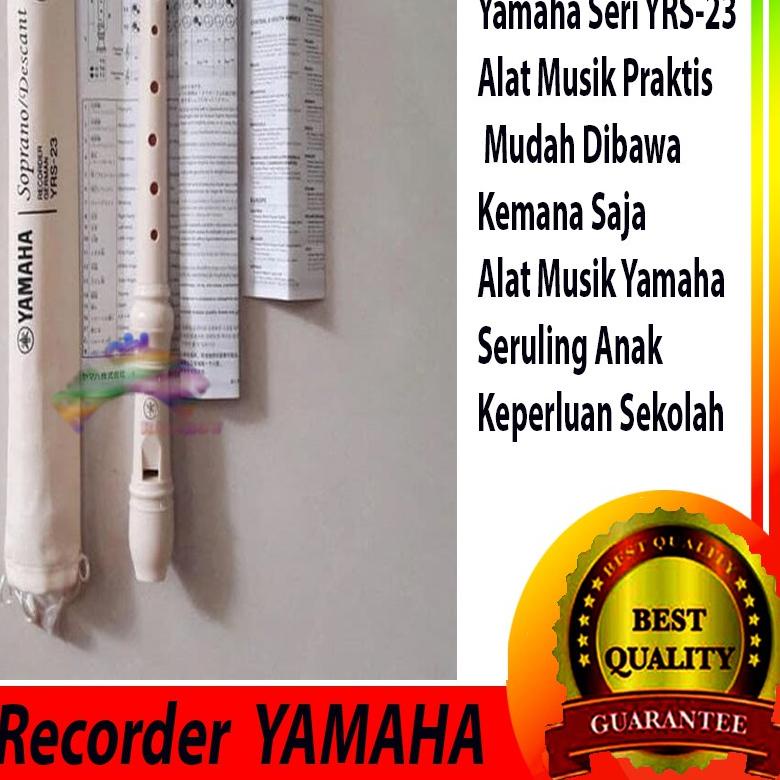 Suling YAMAHA YRS-23 Original / Seruling Yamaha Suling Recorder YAMAHA Soprano Sopran