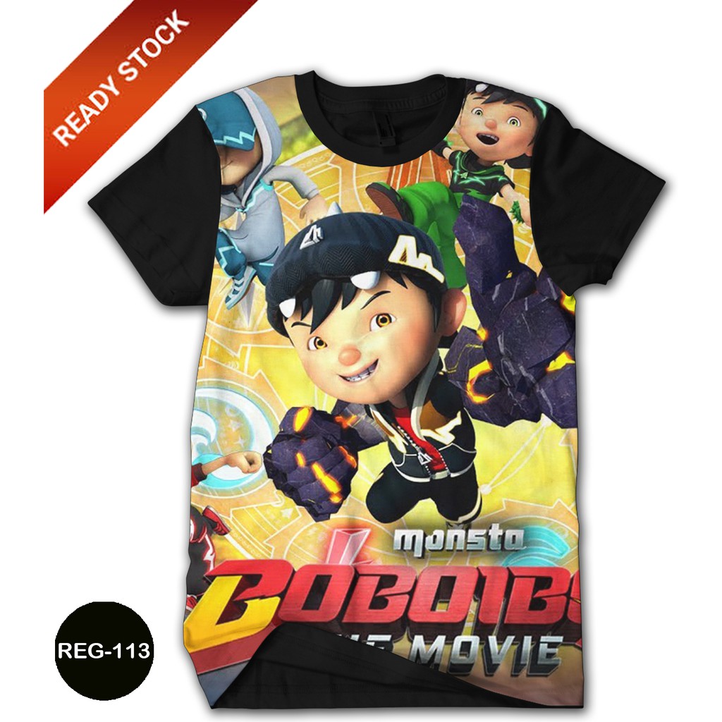 Kaos Boboiboy Gempa Baju Anak Boboiboy Murah Meriah #REG-113