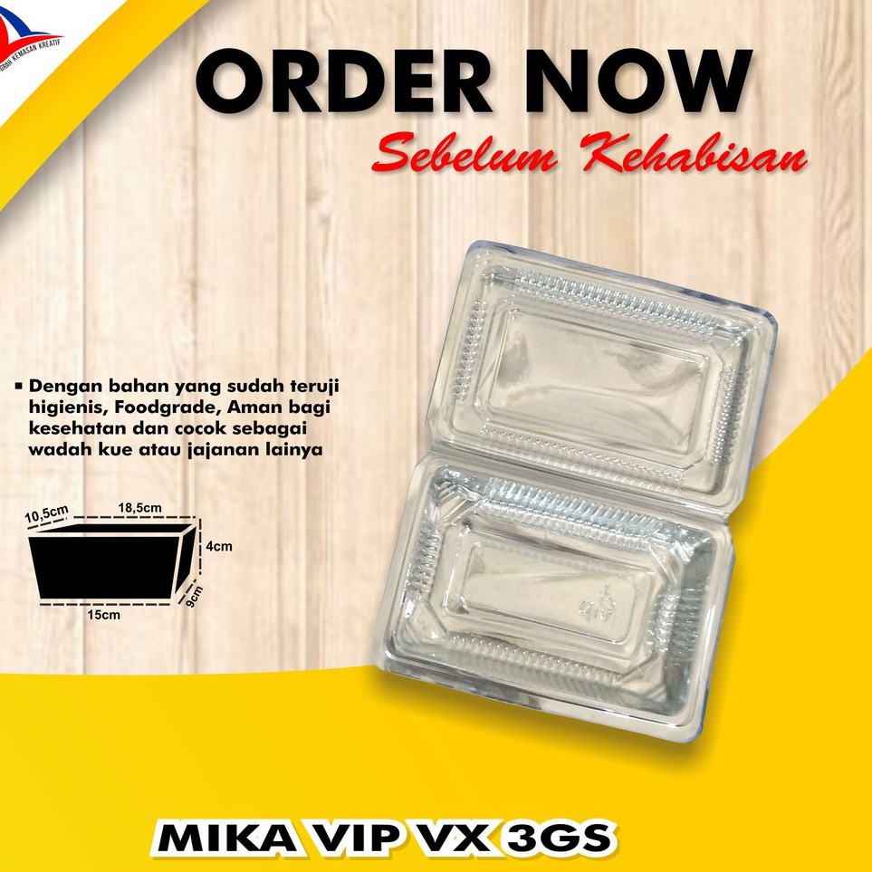 Mika Vip Vx 3gs (100 Pcs)