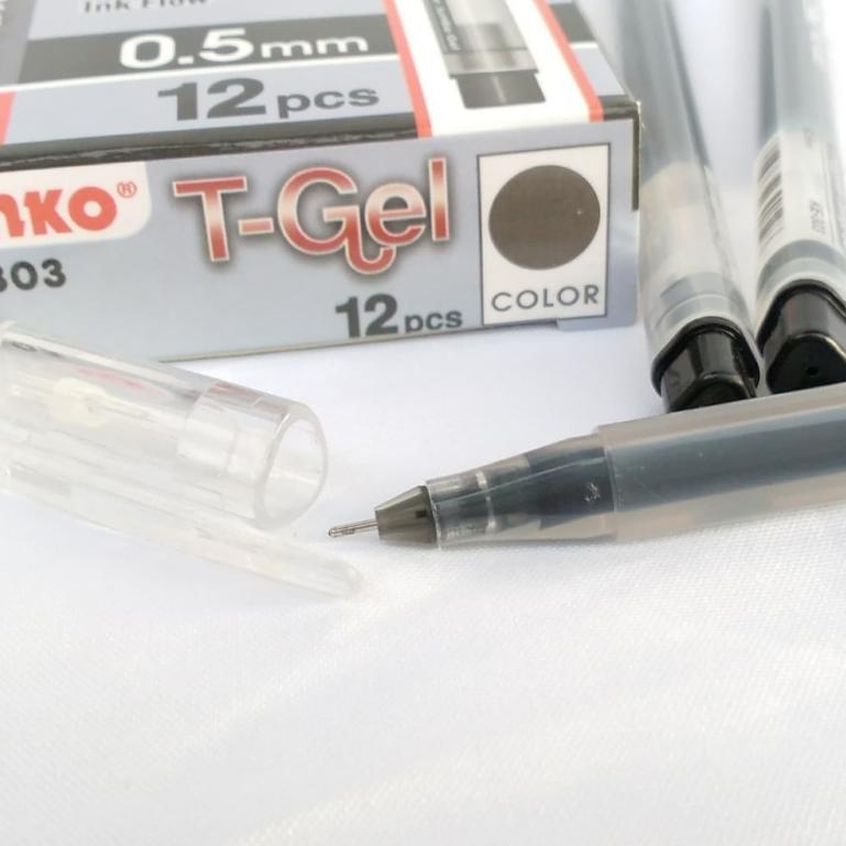 

️ Pulpen Kenko T-Gel KE-303 Triangular Jumbo Gel per Lusin gas !!