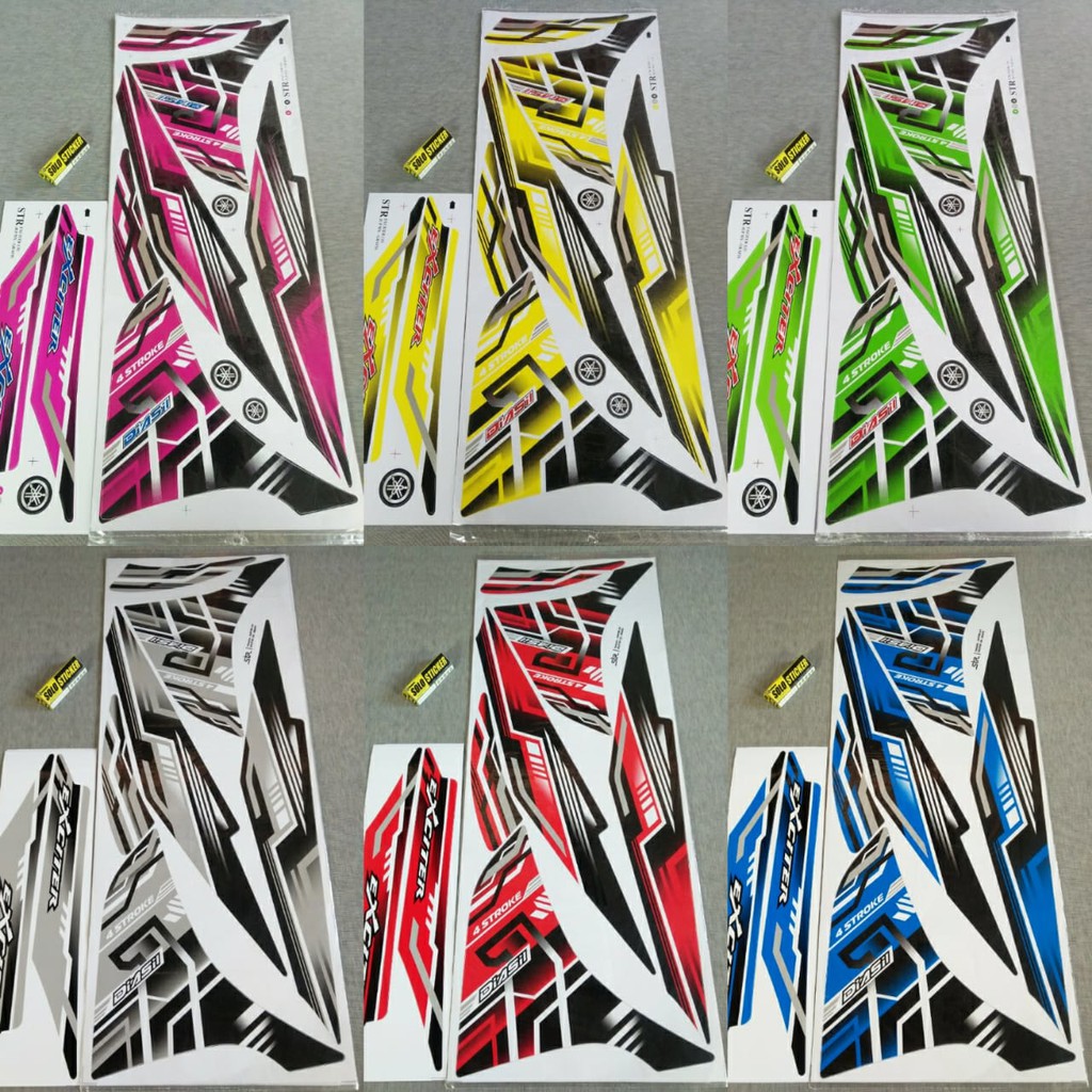 Bisa Cod Striping Sticker Variasi Jupiter Mx 135 Njmx Mx New