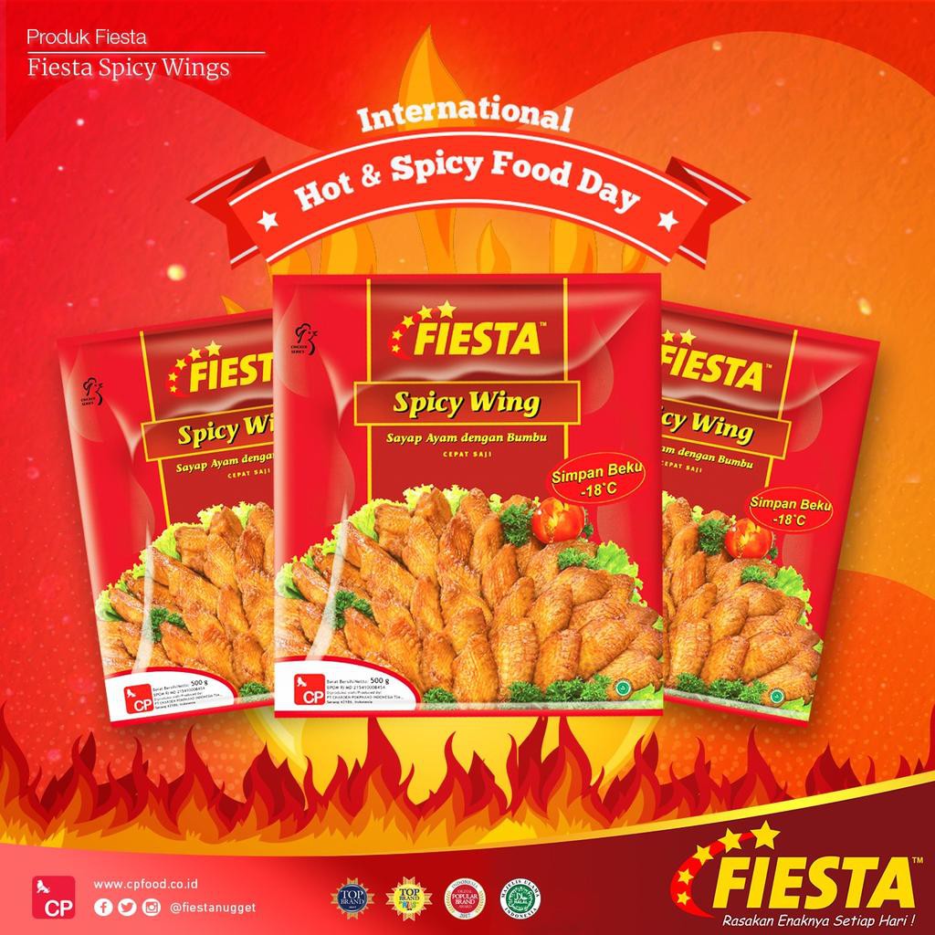 

fiesta spicy wings kemasan 500 gram