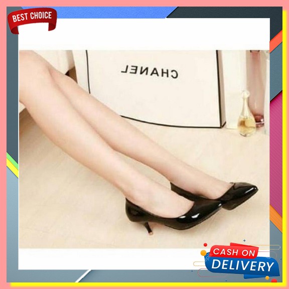 Sepatu Hak Heels Mule Sepatu Kerja Haihil Tahu Tali Terbaru Kekinian Wanita Pesta Kondangan Emory He