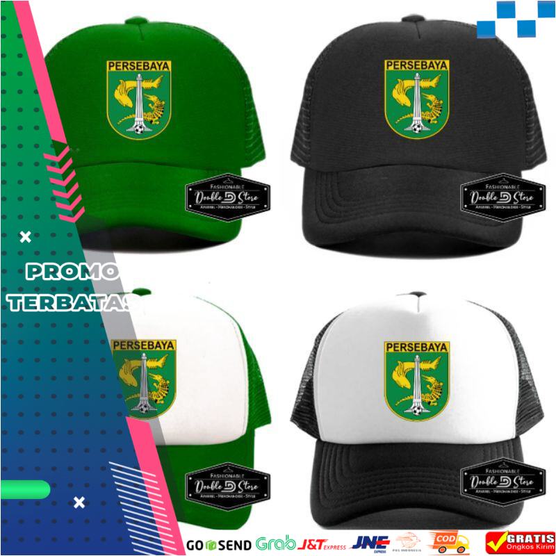 Topi PERSEBAYA TRUCKER / Topi Jaring Persebaya