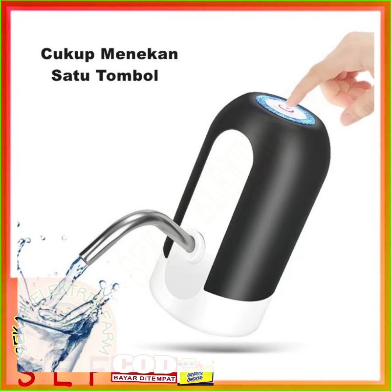 Pompa Air Galon Dispenser Rechargeable USB Water Pump Universal Galon Air, Pompa Air Galon Elektrik