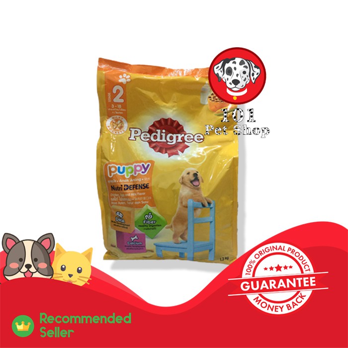 MAKANAN ANJING PEDIGREE PUPPY CHICKEN 1.3KG