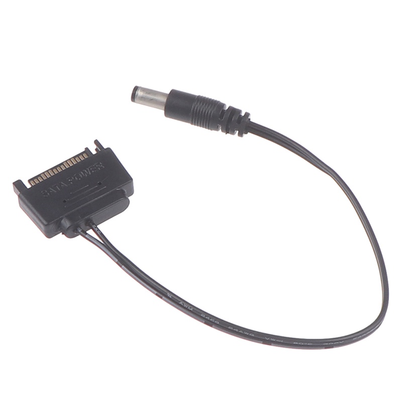 {LUCKID}1Pc SATA Male To DC 5.5*2.1mm 12V power supply SATA to DC Cable 20cm