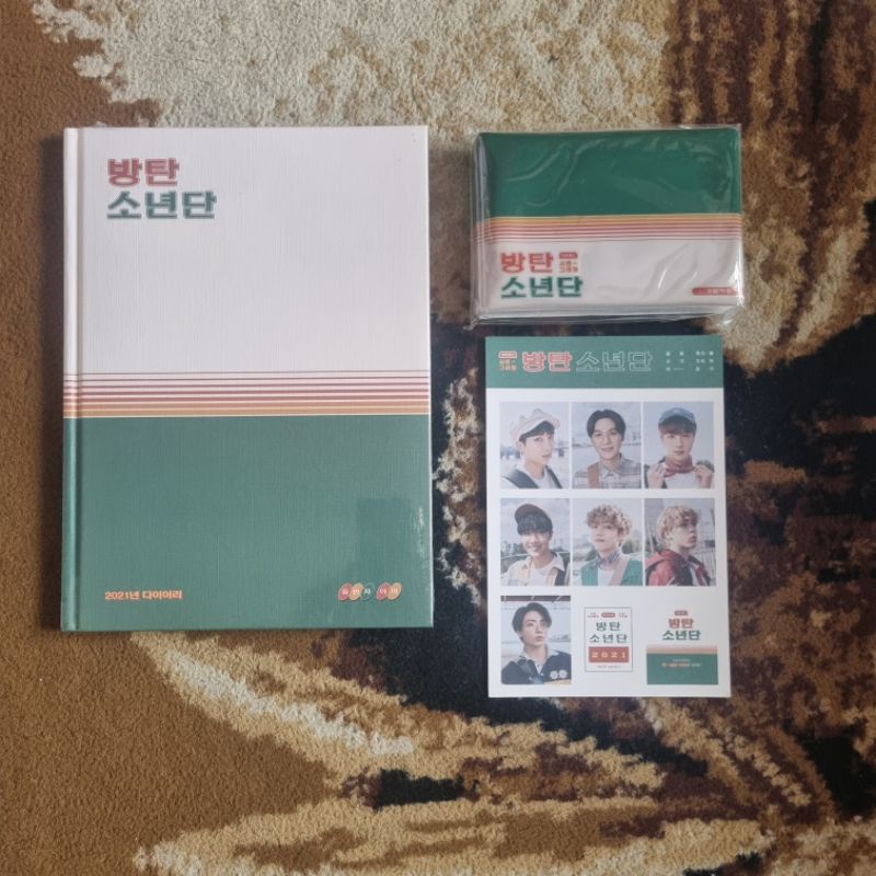 BTS 2021 SEASON GREETING (DIARY + POLAROID ALBUM + STICKER) SET