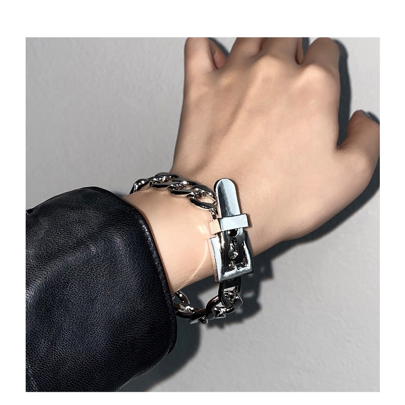 Metal Strap Bracelet Accessories Hip-hop Punk Simple