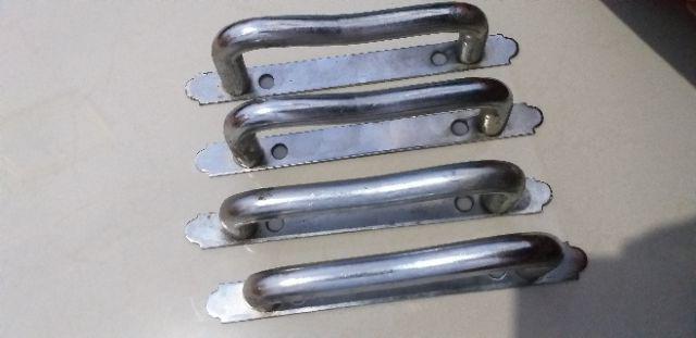 Handle Pipa Chrome 4ons -20cm- Pintu Lipat Or Dorong Besi Pcs No.3 1biji