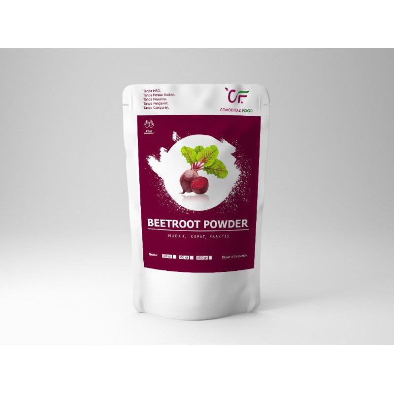 

Bubuk Buah Bit Kering Powder Bahan Makanan Bahan Campuran Kosmetik Alami Buah bit powder - 100 gr