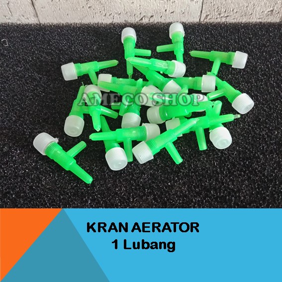 Keran Kran Udara Angin Aerator Aerasi Aquarium 1 Way Lubang
