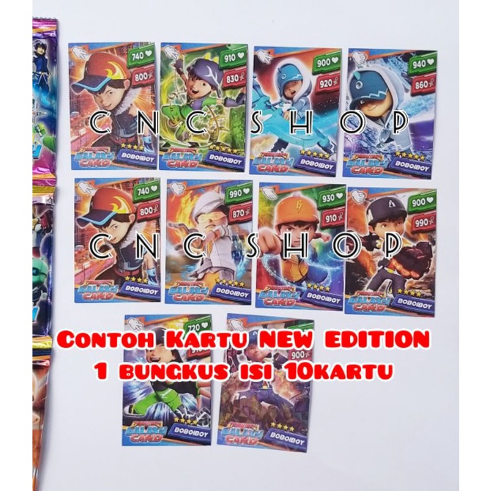 Trading Card Boboiboi dapat 6bungkus Kartu Koleksi Anak