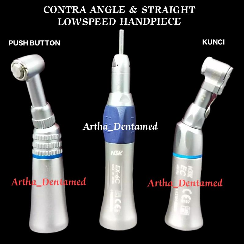 CONTRA ANGLE &amp; STRAIGHT HANDPIECE LOWSPEED NSK MICROMOTOR