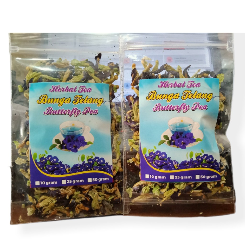 

Bunga TELANG Herbal Tea Buterfly Pea 10 gr Best Seller...!!!
