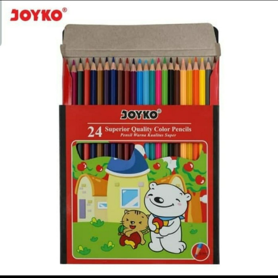 

PENSIL WARNA JOYKO PANJANG 24 WARNA
