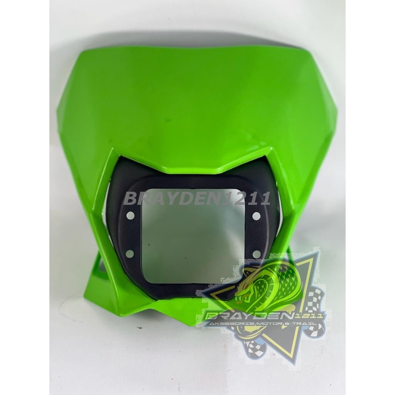 LAMPU HEADLAMP KLX BF DTRACKER KLX/BATOK LAMPU DEPAN KLX BF DTRACKER/KEDOK DEPAN KLX TANPA LAMPU