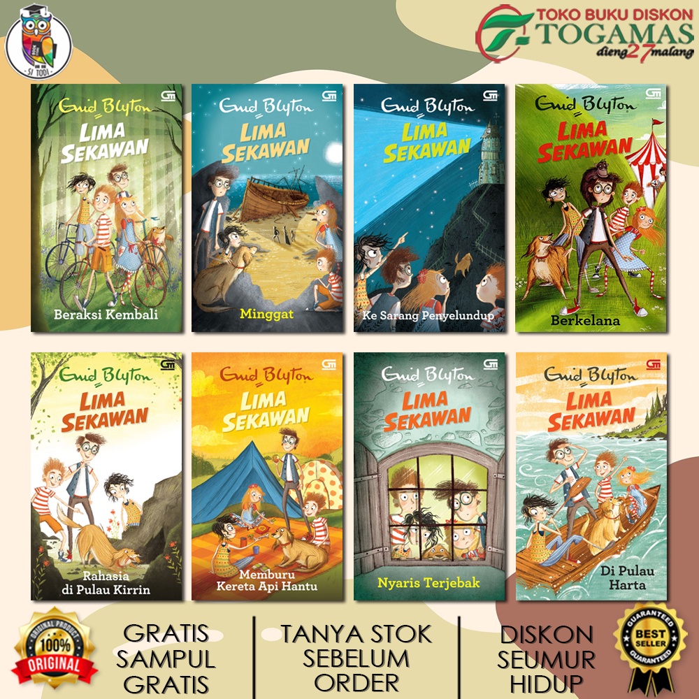 SERI LENGKAP LIMA SEKAWAN : ED NEW KARYA ENID BLYTON