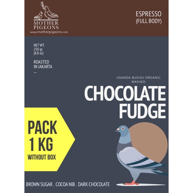

[COD] CHOCOLATE FUDGE (Uganda Bugisu Organic Washed) 1 Kg Pack! [COD]