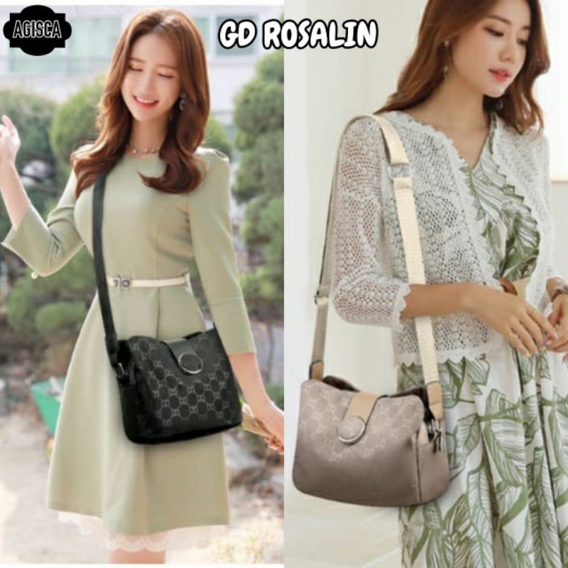 GD ROSALIN IMPORT TAS SLING BAG WANITA IMPORT ORI