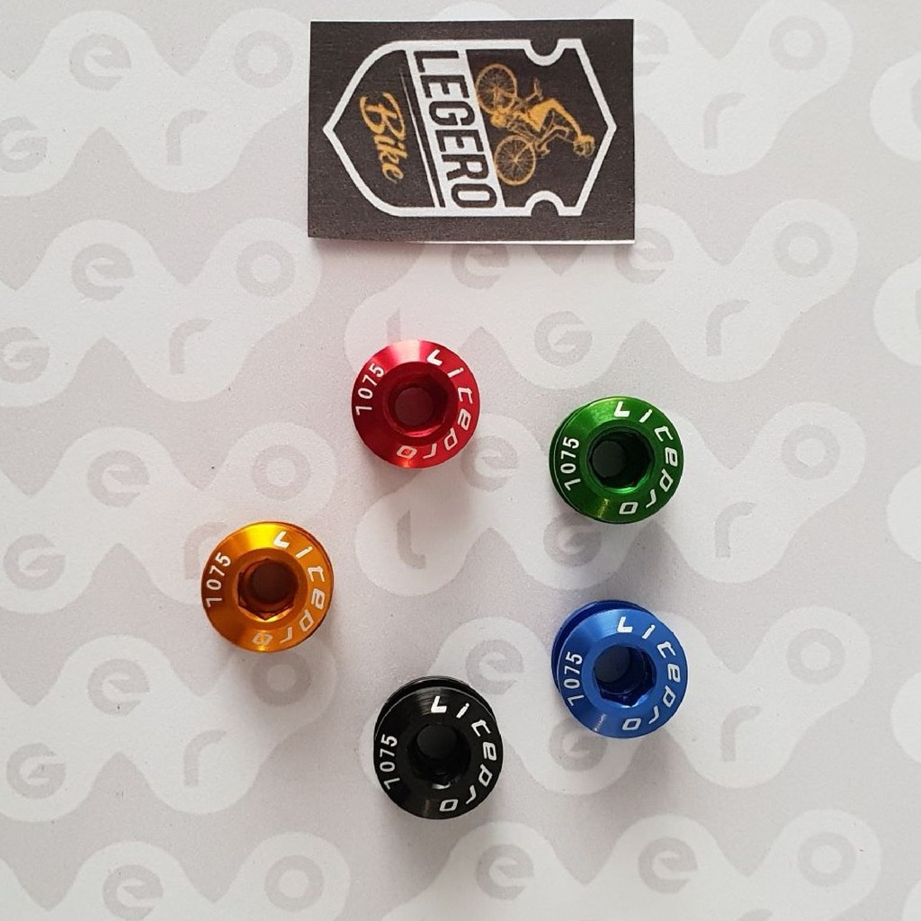 BAUT CRANK CHAINRING LITEPRO CHAINRING BOLT HOLLOWTECH2 HT2 sepeda lipat