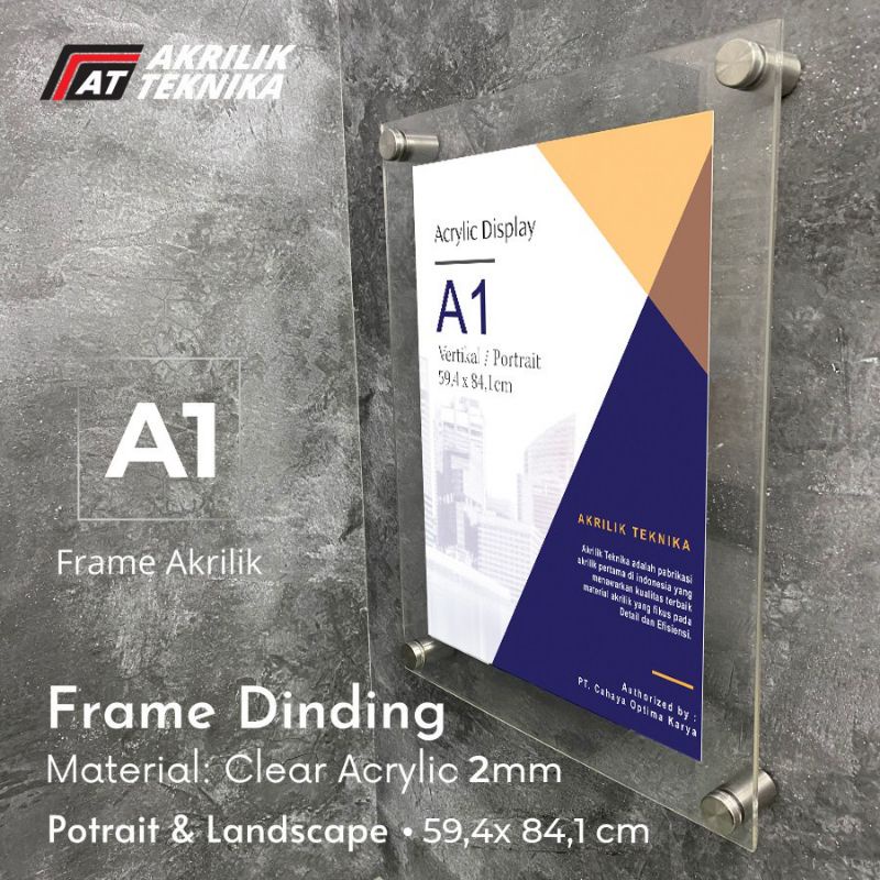 FRAME DINDING A1 Acrylic