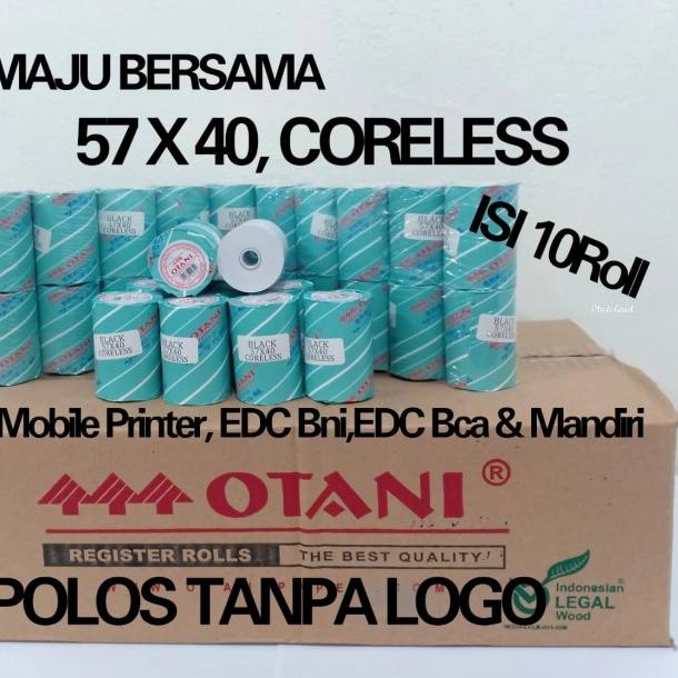 

♗ Thermal Paper Kertas Struk 57x40-13, Merk Otani ●