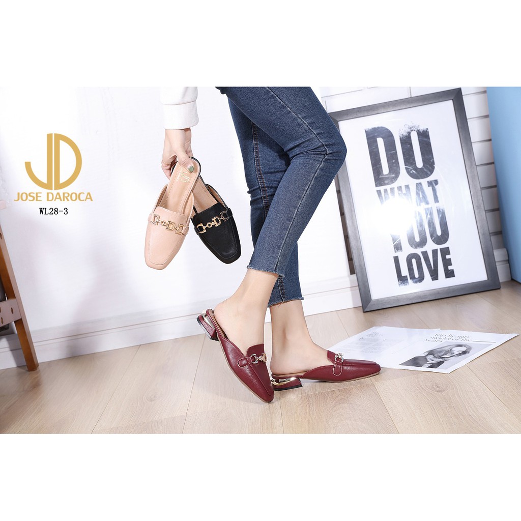 JOSE DAROCA Sepatu Flat Mules Shoes # WL28-3# ORIGINAL