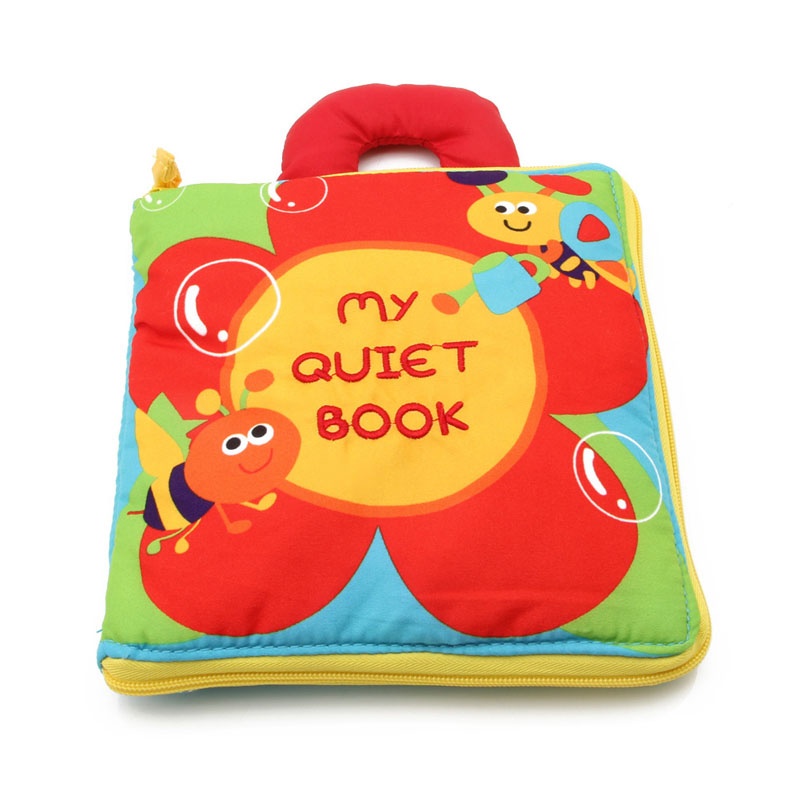 Mary Baby Cloth Book Sensory Toy Pusat Aktivitas Mengajar Paud Mainan Interaktif