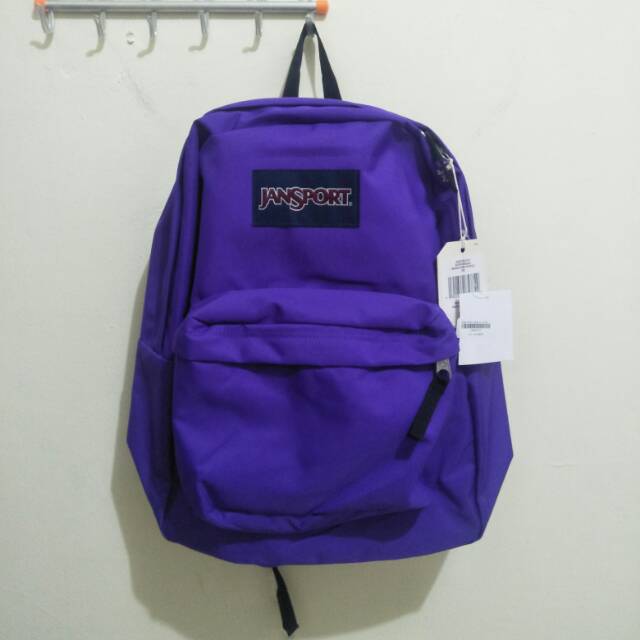 Tas ransel Jansport superbreak purple Backpack original new