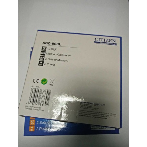 

Baru Order Sekarang KALKULATOR CALCULATOR CITIZEN SDC-868L ORI MADE IN PHILIPPINES Termurah