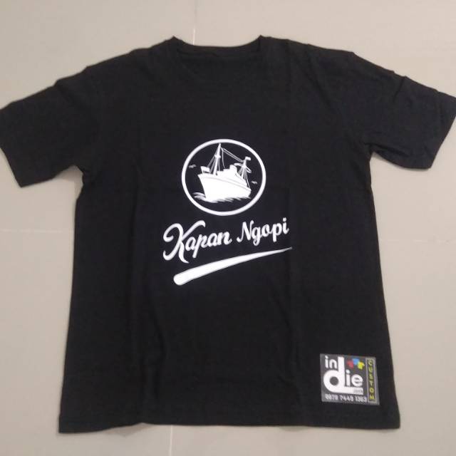 KAOS KOPI KAPAN NGOPI KAOS PLESETAN