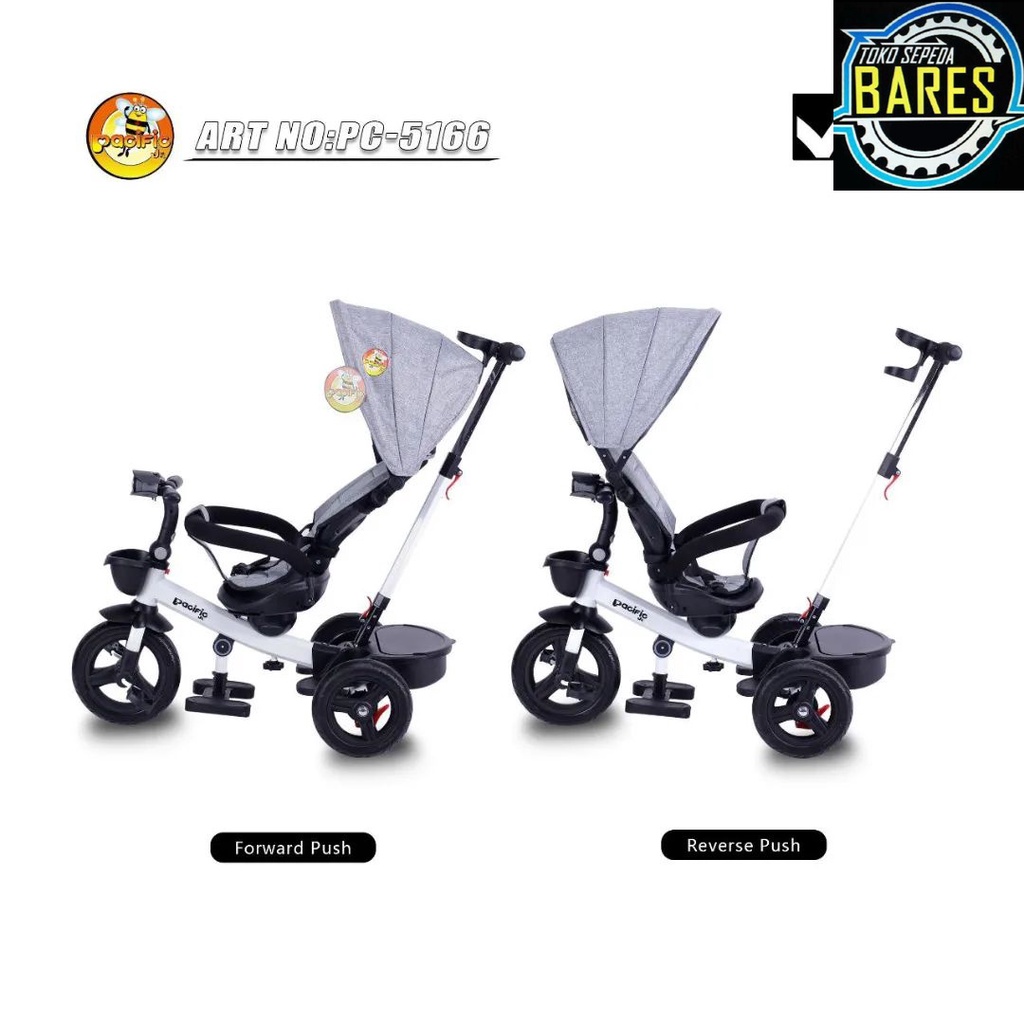 Sepeda Roda Tiga Anak Pacific JR PC-5166 / Tricycle