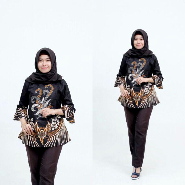 Tunik Batik Motif Seragam Batik Dianputri Baju Batik Wanita