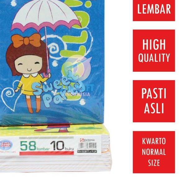 

HOT SALE|LR38|Buku Tulis Bergaris SiDU isi 58 lembar ada 10 buku