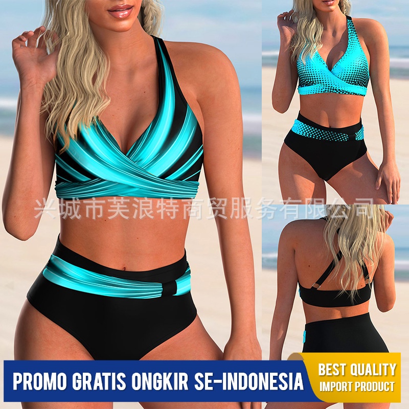 Dua Potong Baju Renang  Bikini UK Besar Bikini Baju Renang Bikini RS